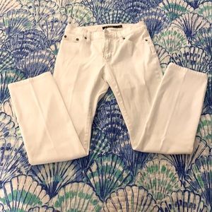NWOT Lauren Ralph Lauren white skinny jeans